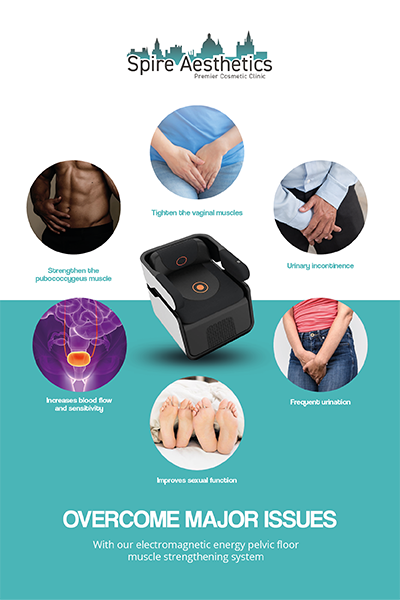 Image of EMS chair to treat Urine leakage Windlesham from Spire Aesthetics