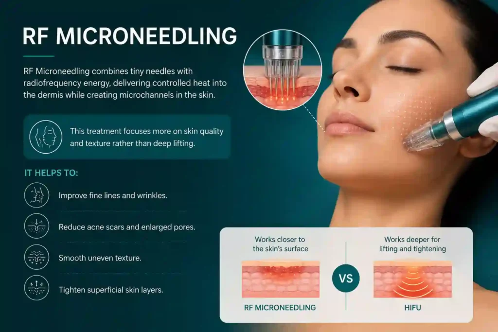 What Does RF Microneedling Do That HIFU Alone Cannot Windlesham