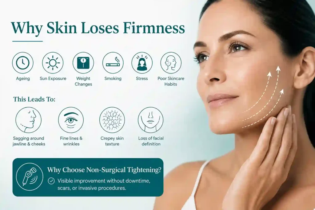 What Makes Skin Lose Firmness and Why Do People Seek Non-Surgical Tightening Windlesham?